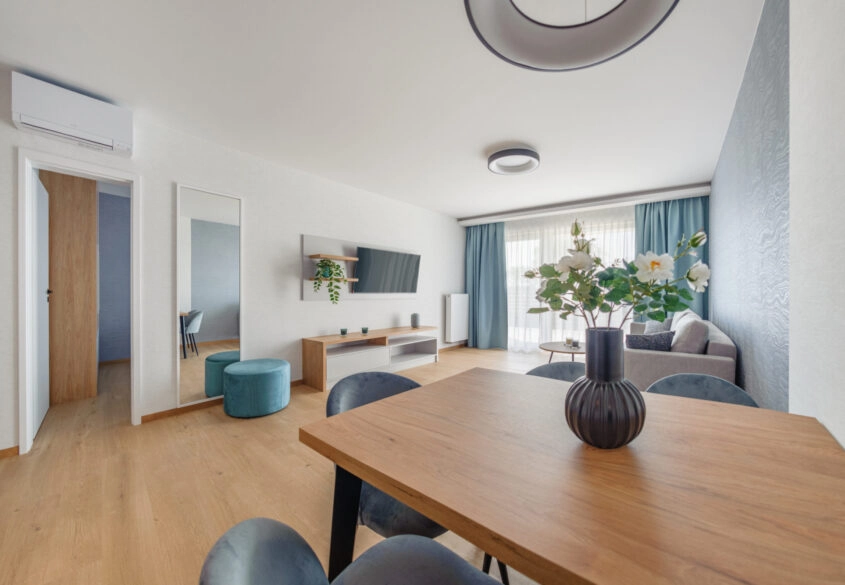 Apartament wykończony i umeblowany