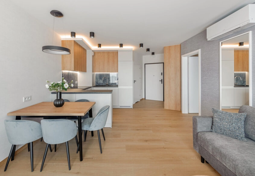 Apartament wykończony i umeblowany