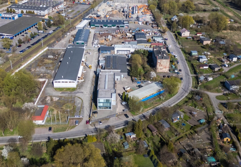 Obiekt produkcyjno–magazynowy z zapleczem biurowym