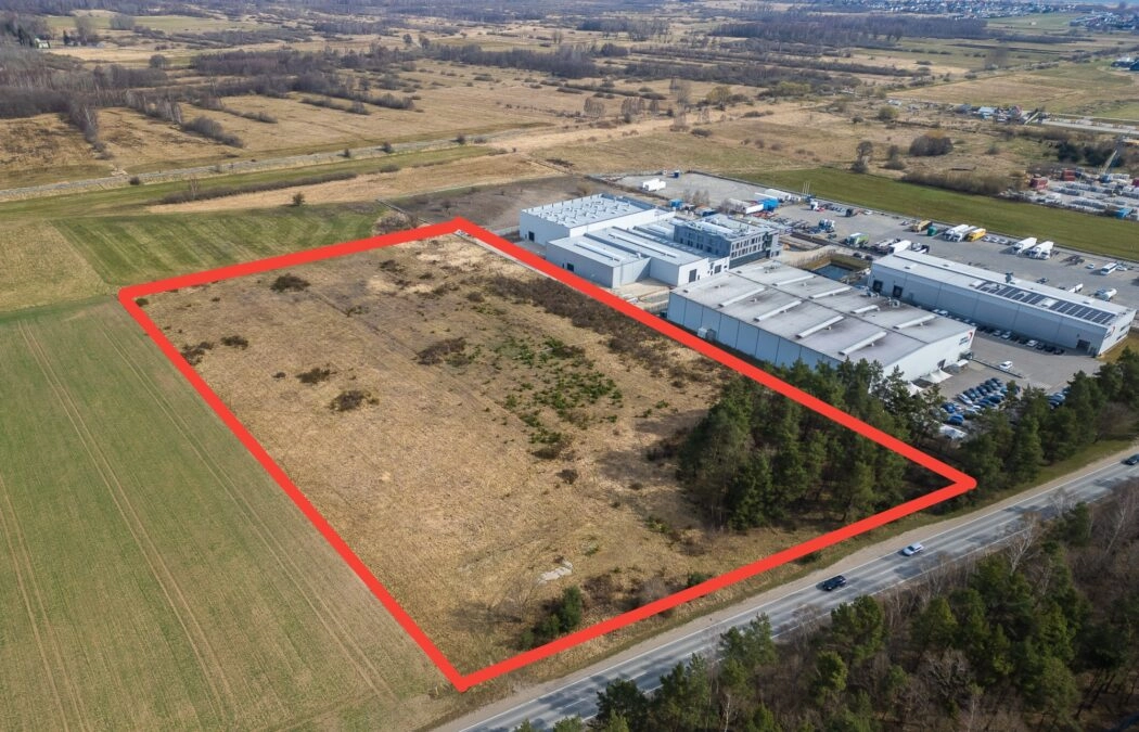 Działka inwestycyjna pod halę magazynową