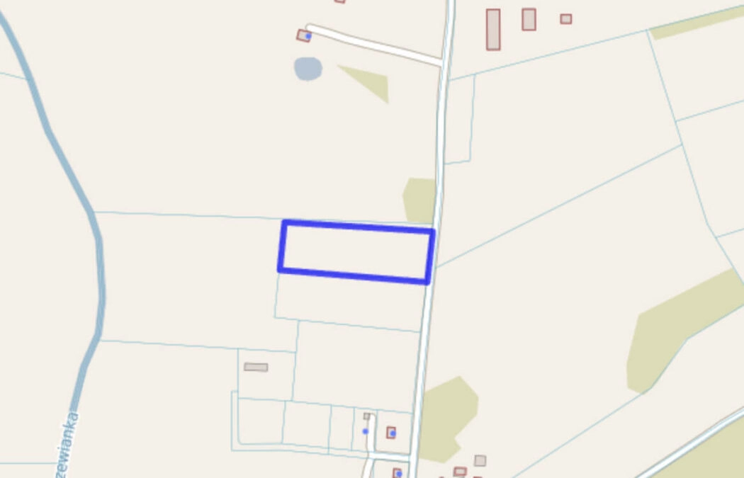 Działka pod dwa domy jednordzinne z WZ