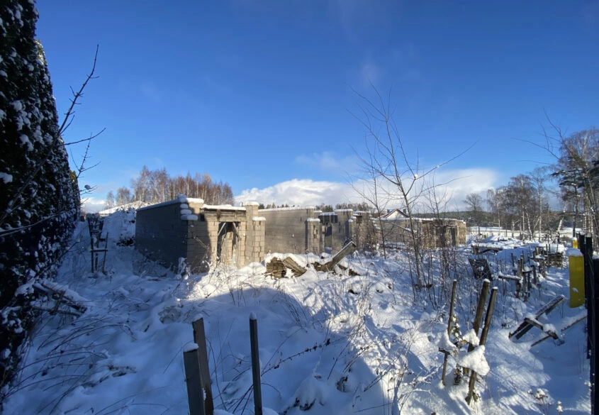 Piękna działka z rozpoczętą budową Bliźniaków !!!