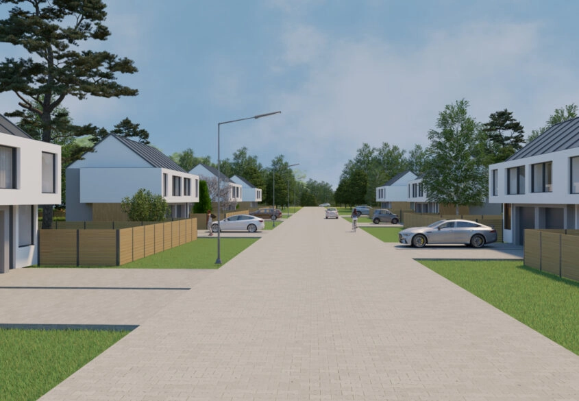 Dobrzewino - działka inwestycyjna z planem osiedla