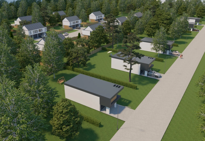 Dobrzewino - działka inwestycyjna z planem osiedla