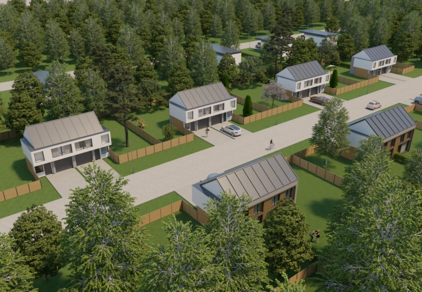 Dobrzewino - działka inwestycyjna z planem osiedla