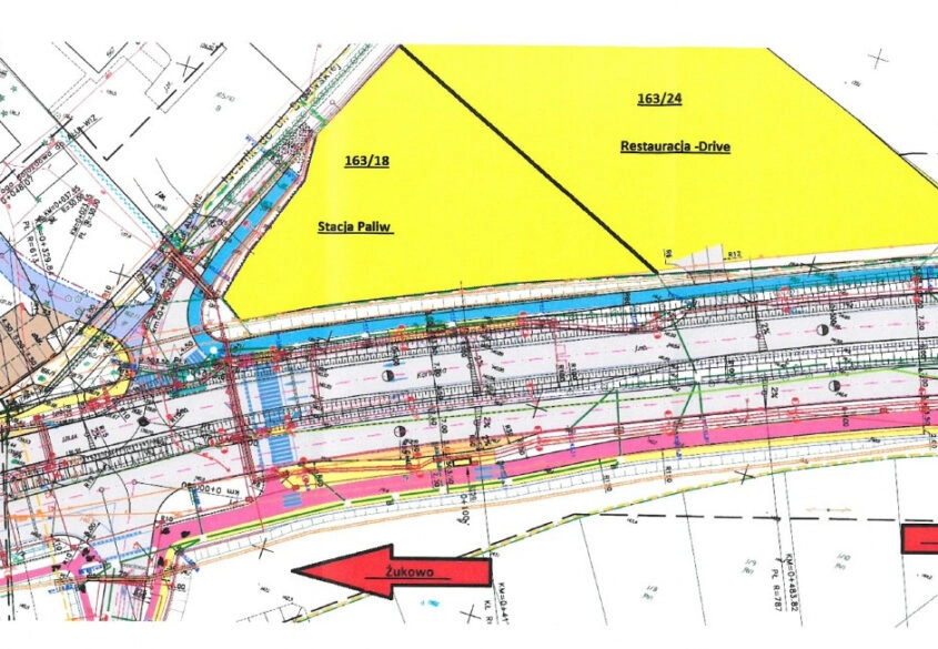 Działka inwestycyjna - ul. Kartuska w Gdańsku