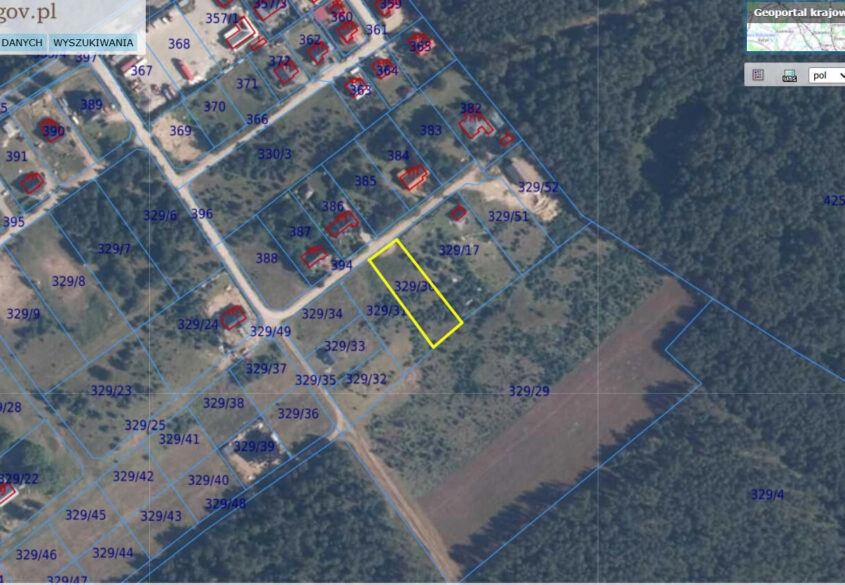 Prąd na działce | Woda tuż przed | Ogród od płd