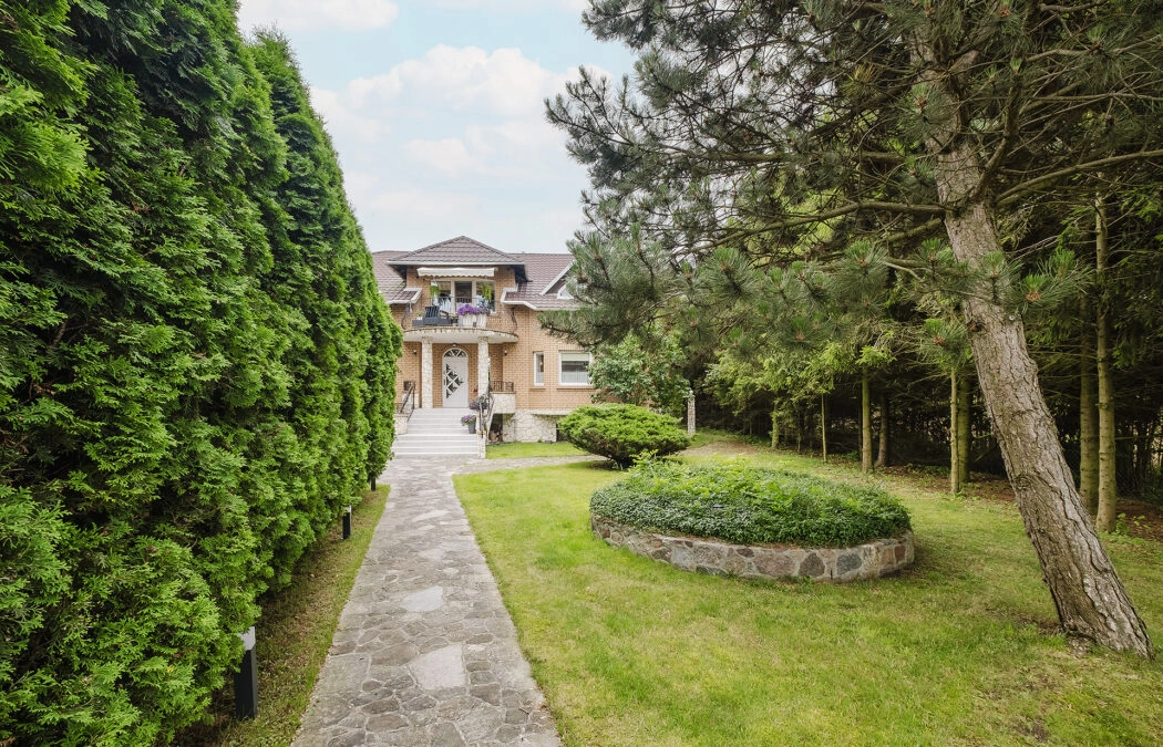 Dom dla dwóch rodzin lub pod działalność, Leźno.