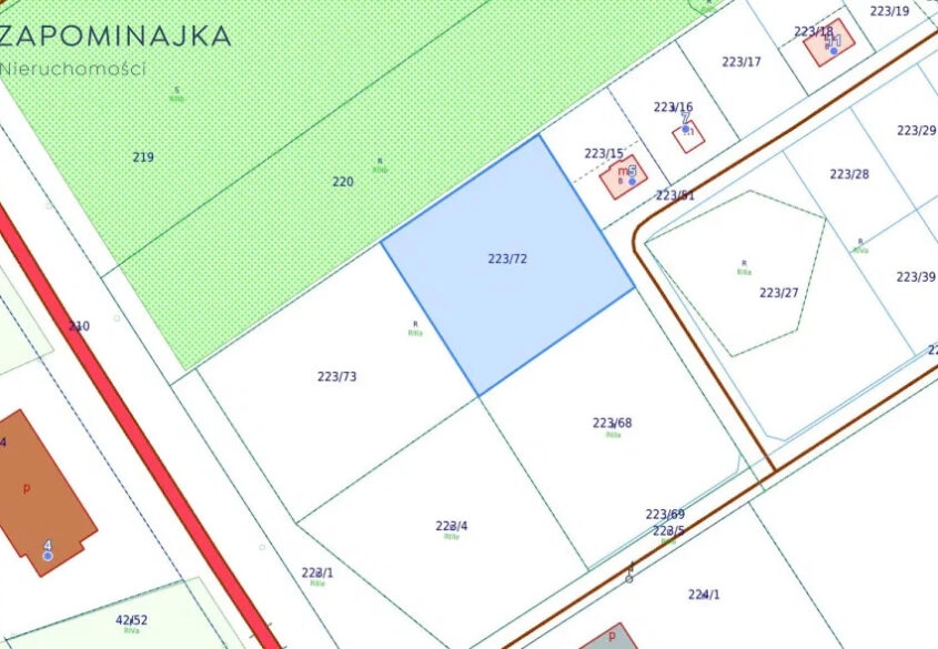 Działa Usługowo - Mieszkaniowa z MPZP