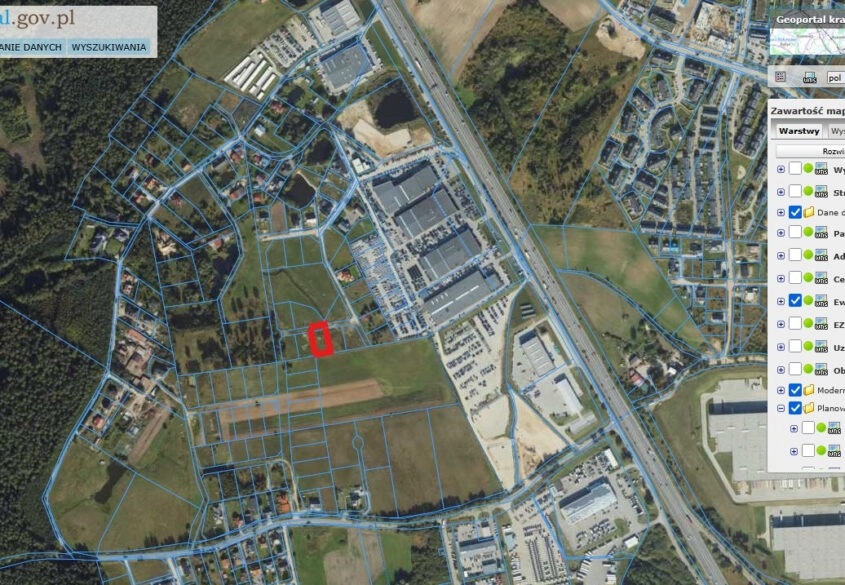 Działka Otomin ul. Księżycowa