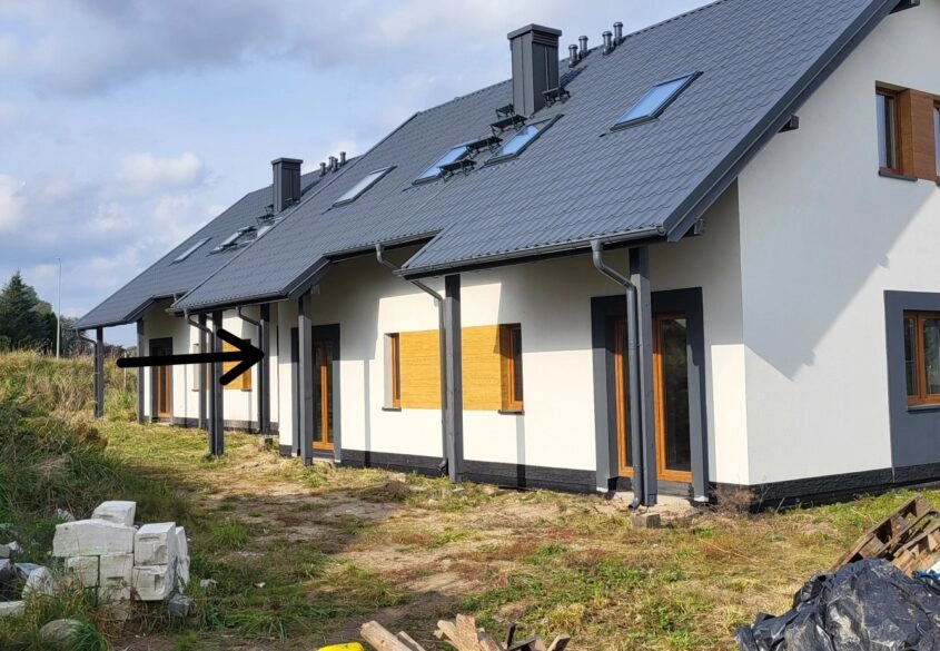 Bliźniak, ogród 85m2, odbiór do  31 sierpnia 26