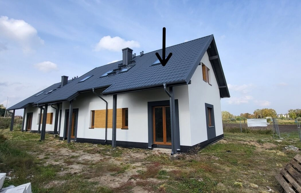 Dom bliźniak, ogród 130m2 - narożny