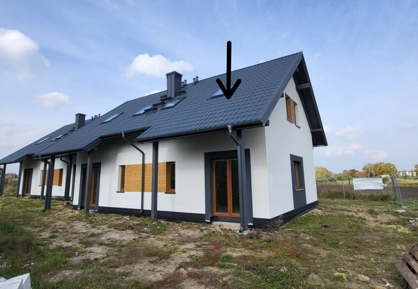 Dom bliźniak, ogród 130m2 - narożny