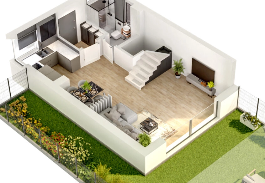 Osiedle domów z budynkiem rekreacji wspólnej. Hit!