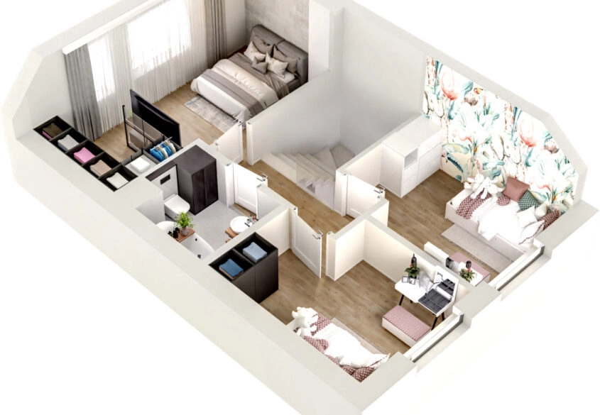 Osiedle domów z budynkiem rekreacji wspólnej. Hit!