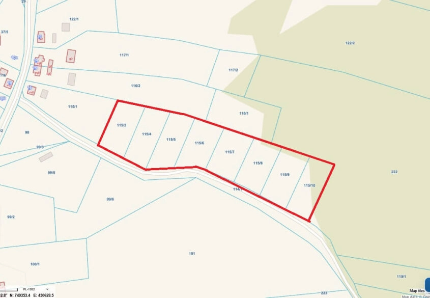 Działki z WZ 1,6 ha, Świetlino k. Lęborka, przy S6