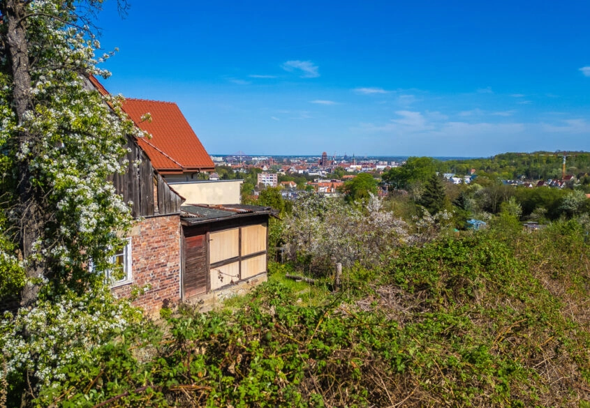 Działka z widokiem na Gdańsk i morze