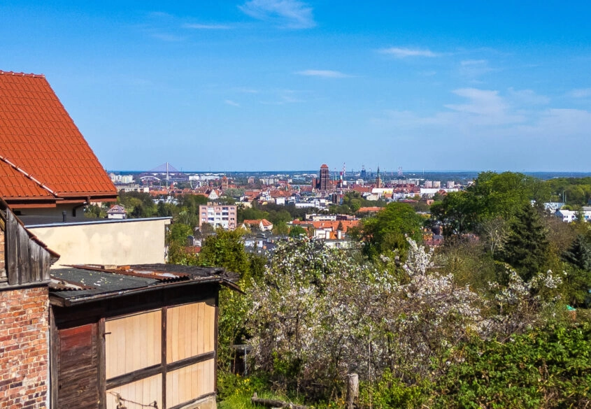 Działka z widokiem na Gdańsk i morze
