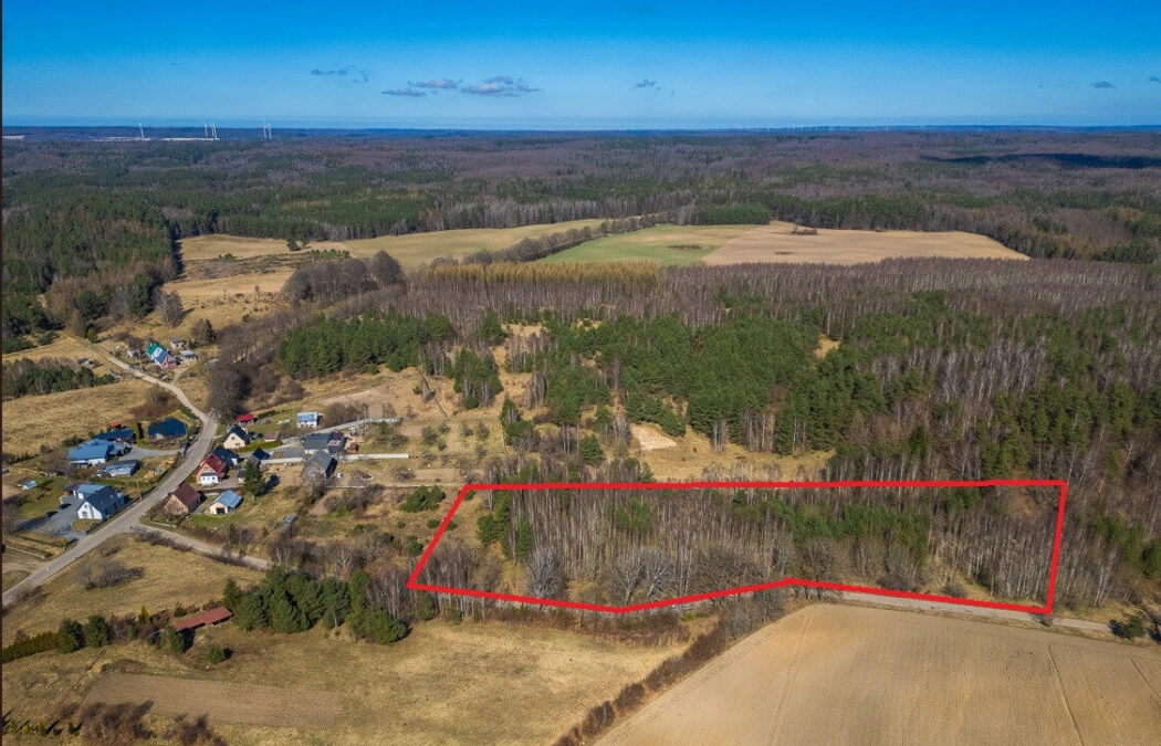 Działki z WZ 1,6 ha, Świetlino k. Lęborka, przy S6