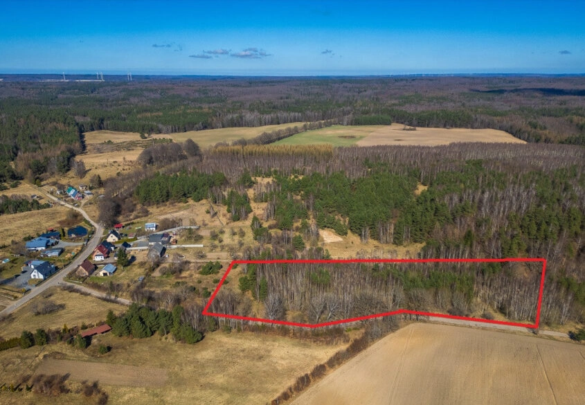 Działki z WZ 1,6 ha, Świetlino k. Lęborka, przy S6