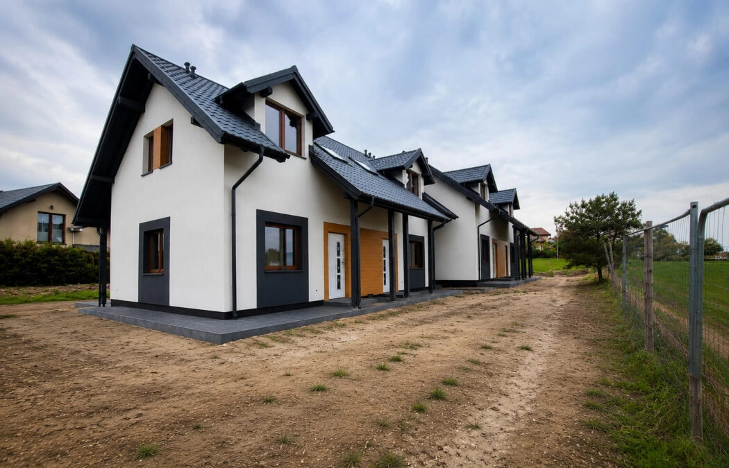 Bliźniak, ogród 160m2, odbiór do 31/08/26