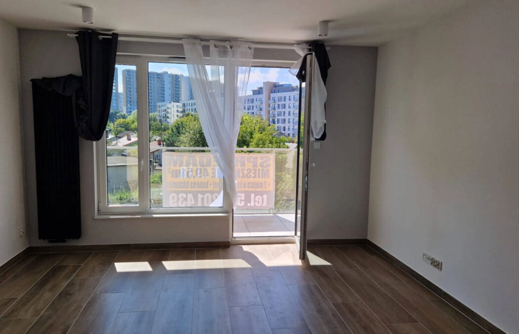 2 pokoje z balkonem, 50 m2, Letnica