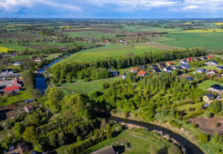 dwie działki z MPZP, urokliiwa Grabina Zameczek
