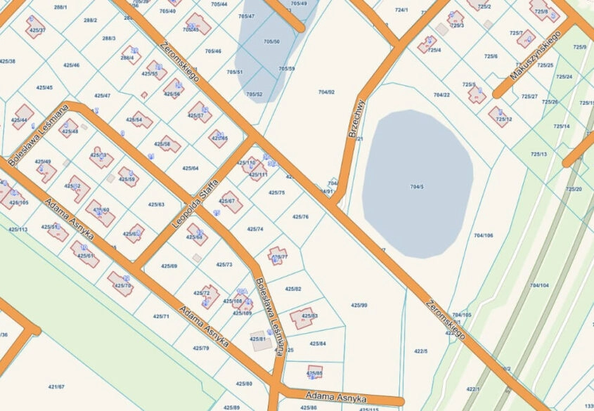 Działka budowlana Chwaszczyno 1008 m2