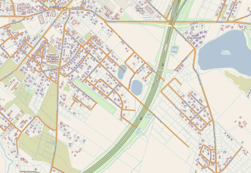 Działka budowlana Chwaszczyno 1008 m2