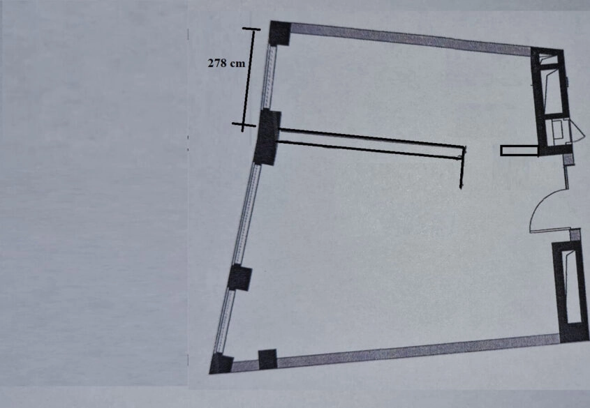 Biuro 45m2, dwa pomieszczenia, Nowe Orłowo