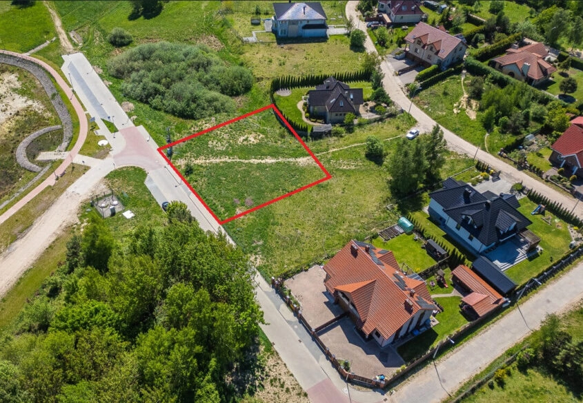 Działka budowlana Chwaszczyno 1008 m2