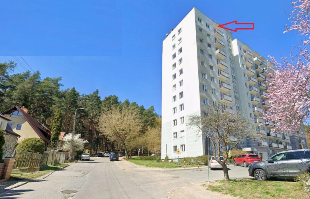 Mieszkanie w Oliwie na 10 piętrze widok na las