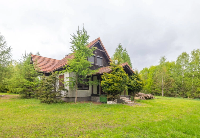 prywatny staw i las | 200 m lini brzegowej