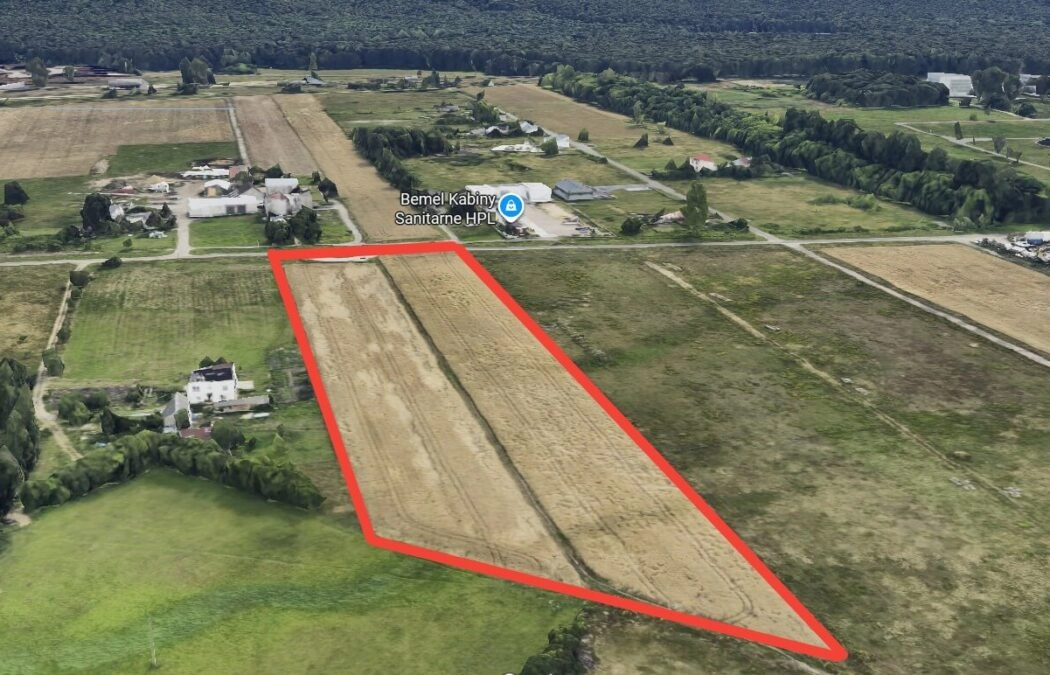 Działka inwestycyjna 1.895 ha, Dębogórze, MPZP