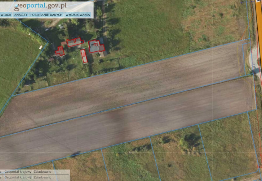 Działka inwestycyjna 1.895 ha, Dębogórze, MPZP
