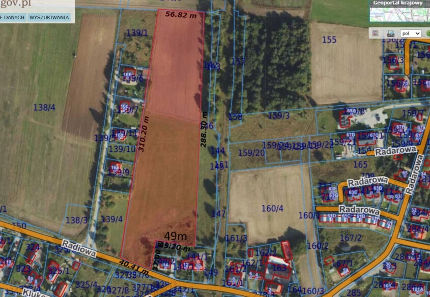 Działka mieszkaniowo - usługowa na Matarnii