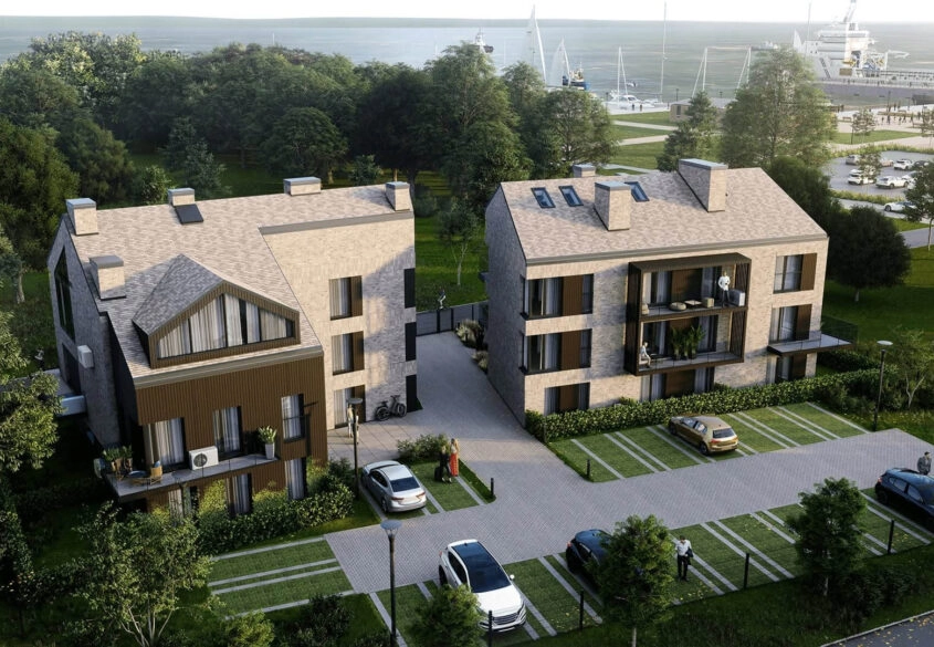 Apartament z widokiem na Zalew Wiślany.