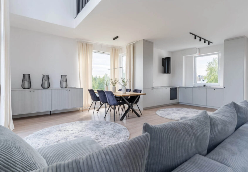 Nadmorski apartament, widok na morze, dwupoziomowy