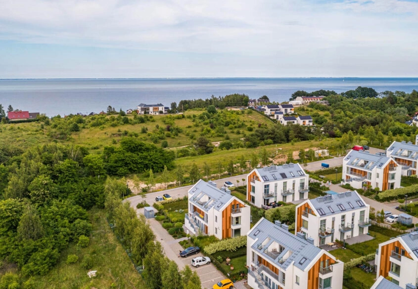 Nadmorski apartament, widok na morze, dwupoziomowy