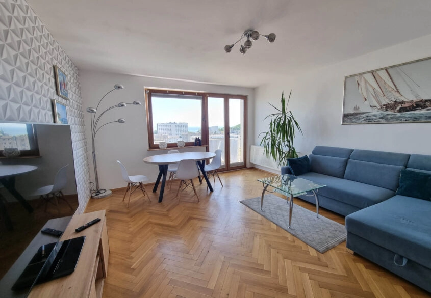 Mieszkanie z widokiem na panoramę Gdyni