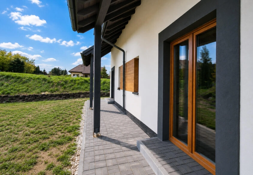 Bliźniak, ogród 160m2, odbiór do 31/08/26