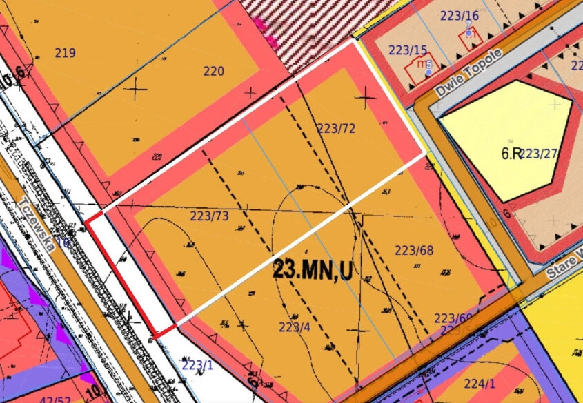 Działka w Kolniku z MPZP, MN/U przy ul Gdańskiej