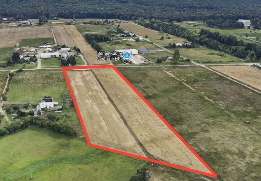 Działka inwestycyjna 1.895 ha, Dębogórze, MPZP