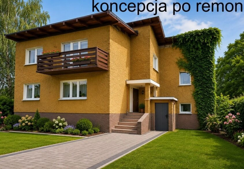 Dom wolnostojący z trzema niezależnymi poziomami