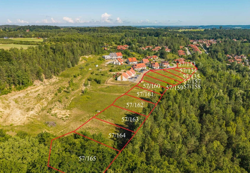 Działki premium | Willowe Wzgórza Łapino | Otulina