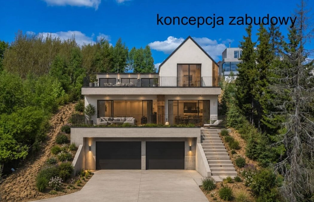 Działka z WZ, nachylona z pięknym widokiem