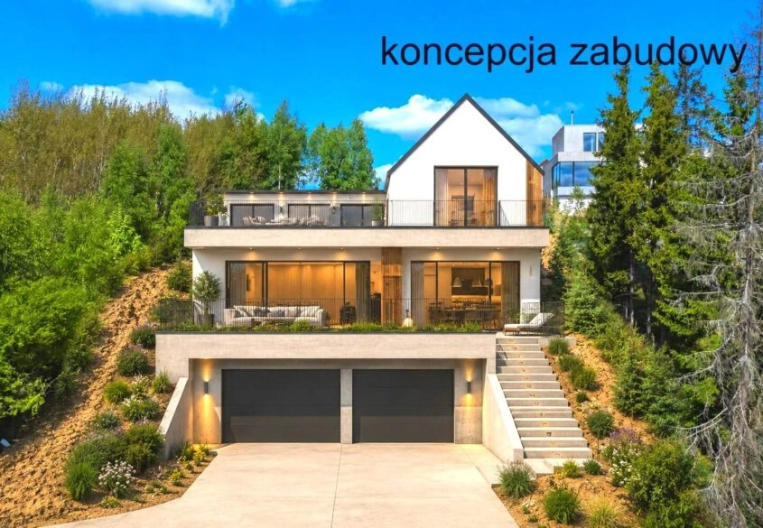Działka z WZ, nachylona z pięknym widokiem