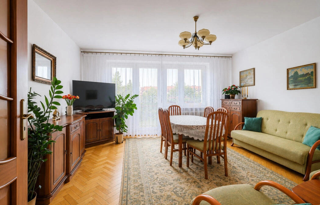 3 pok. zadbane, słoneczne, Morena