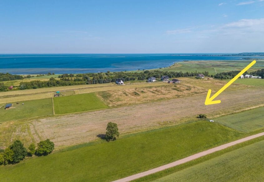 Działka nad Zatoką Pucką | 550m do morza | Płaska