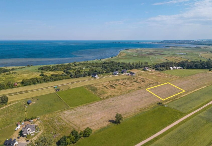 Działka nad Zatoką Pucką | 550m do morza | Płaska